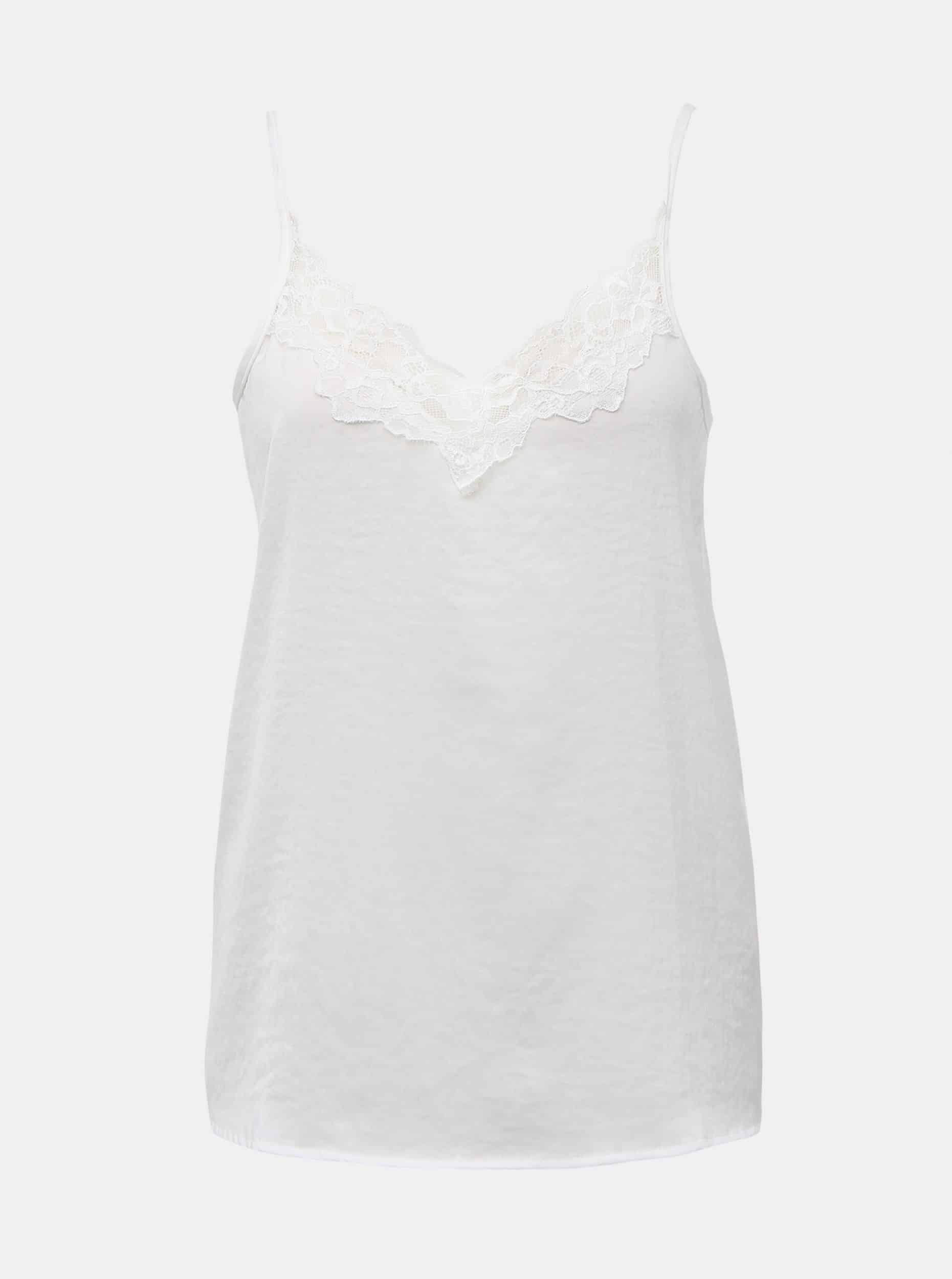 Bílý top s krajkou Jacqueline de Yong Appa