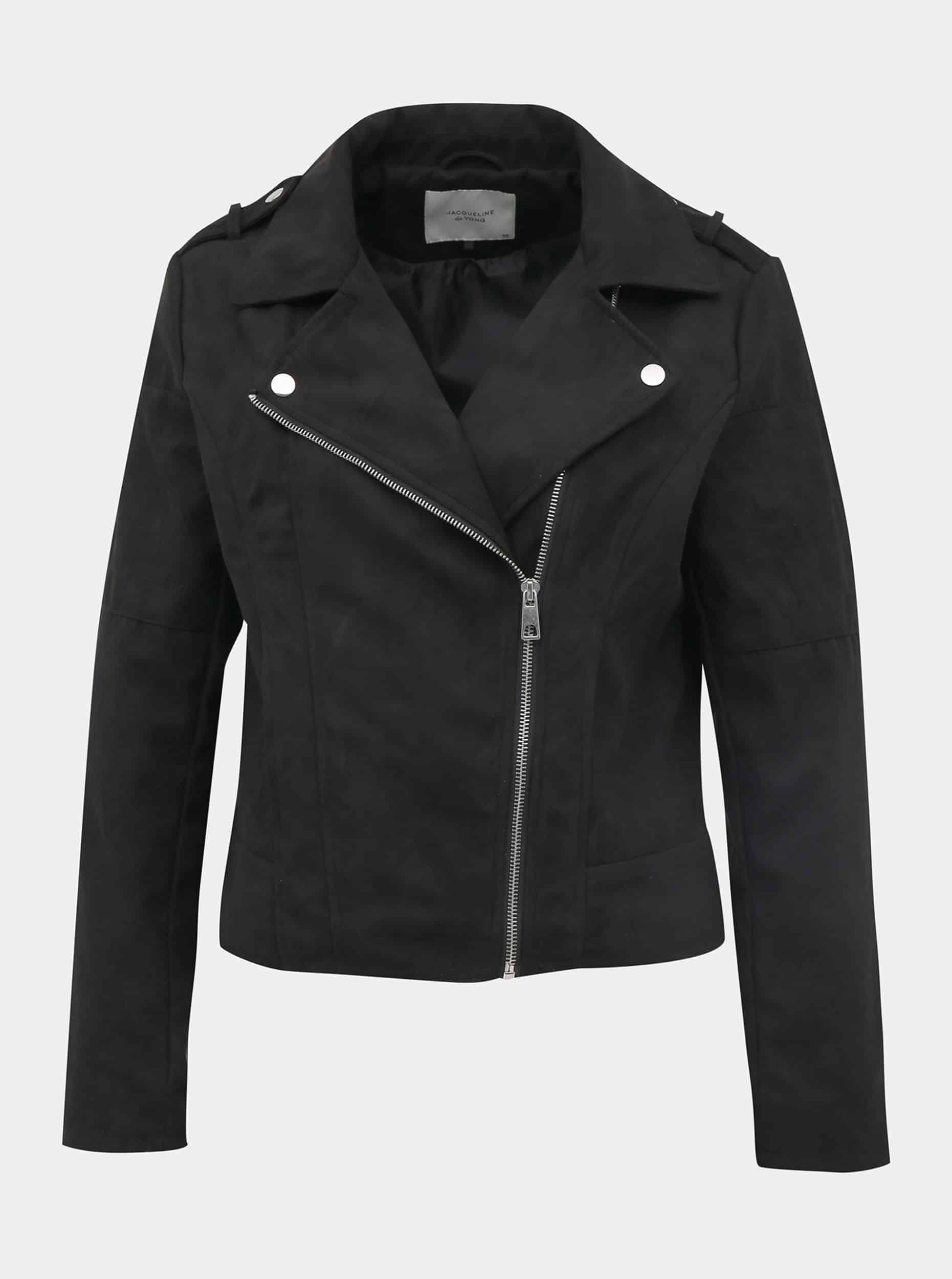 Černý křivák v semišové úpravě Jacqueline de Yong Peach