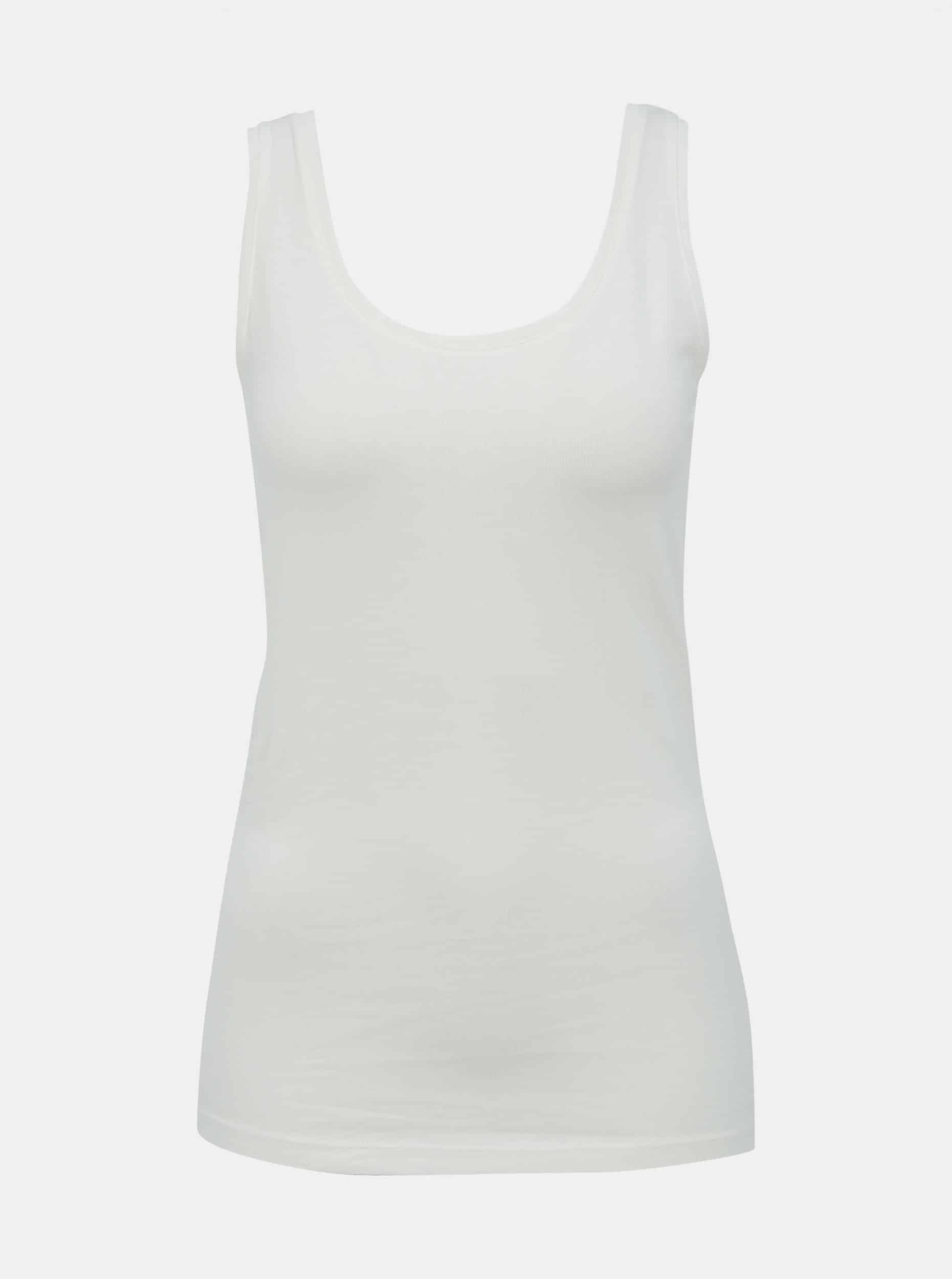 Bílé basic tílko Jacqueline de Yong Ava
