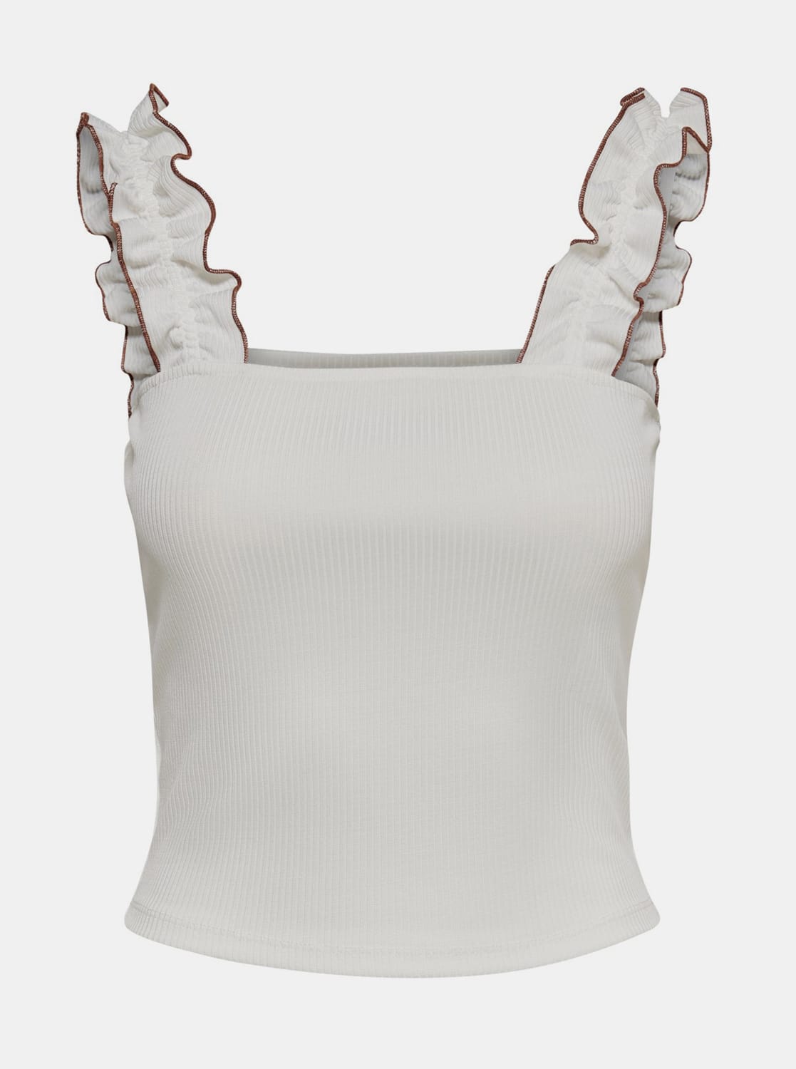 Bílý krátký top Jacqueline de Yong Fulla