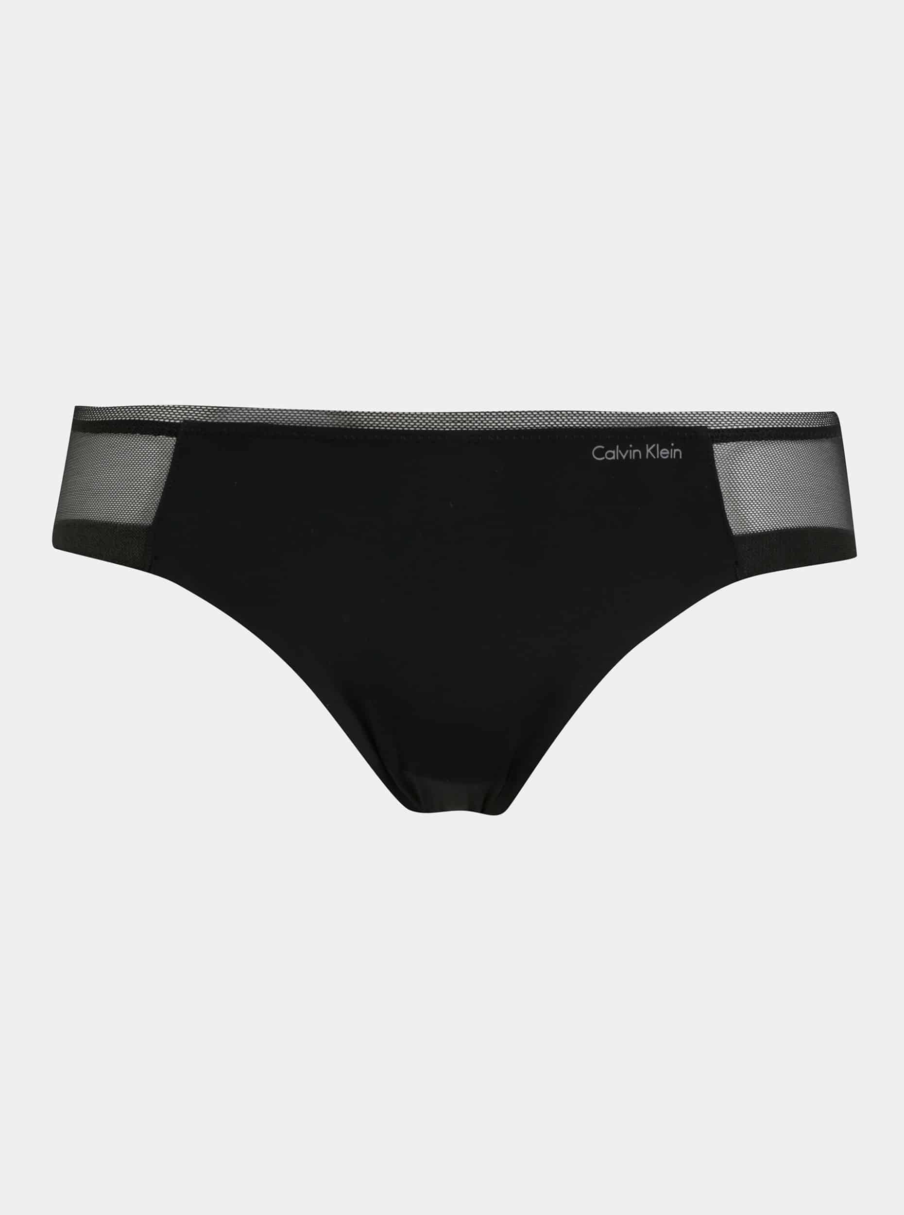 Černé síťované kalhotky Calvin Klein Underwear
