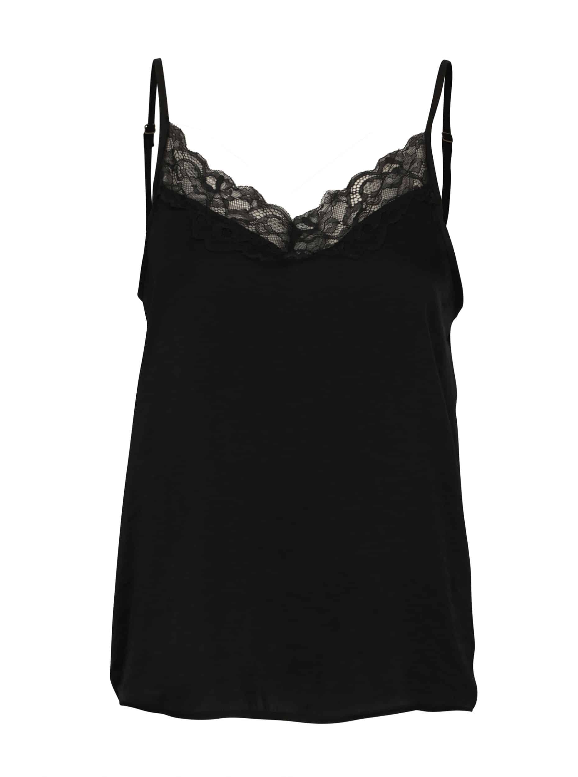 Černé tílko s krajkou Jacqueline de Yong Appa