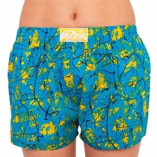 Styx modré dámské trenýrky s klasickou gumou