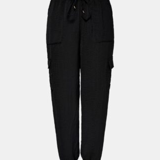 Černé cargo kalhoty ONLY Sonja