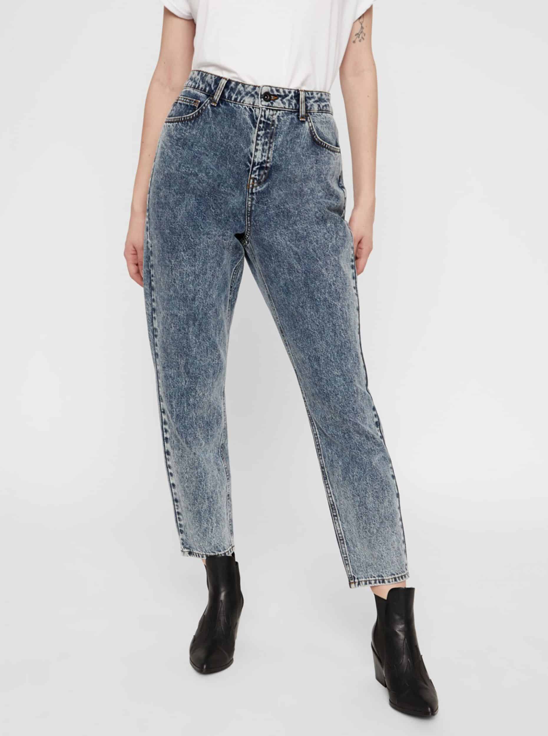 Modré mom džíny Noisy May Isabel