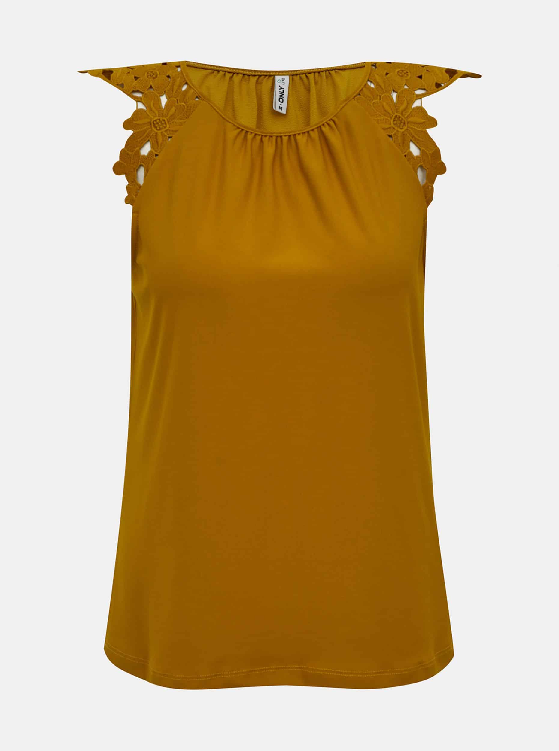 Hořčicová halenka ONLY Silja