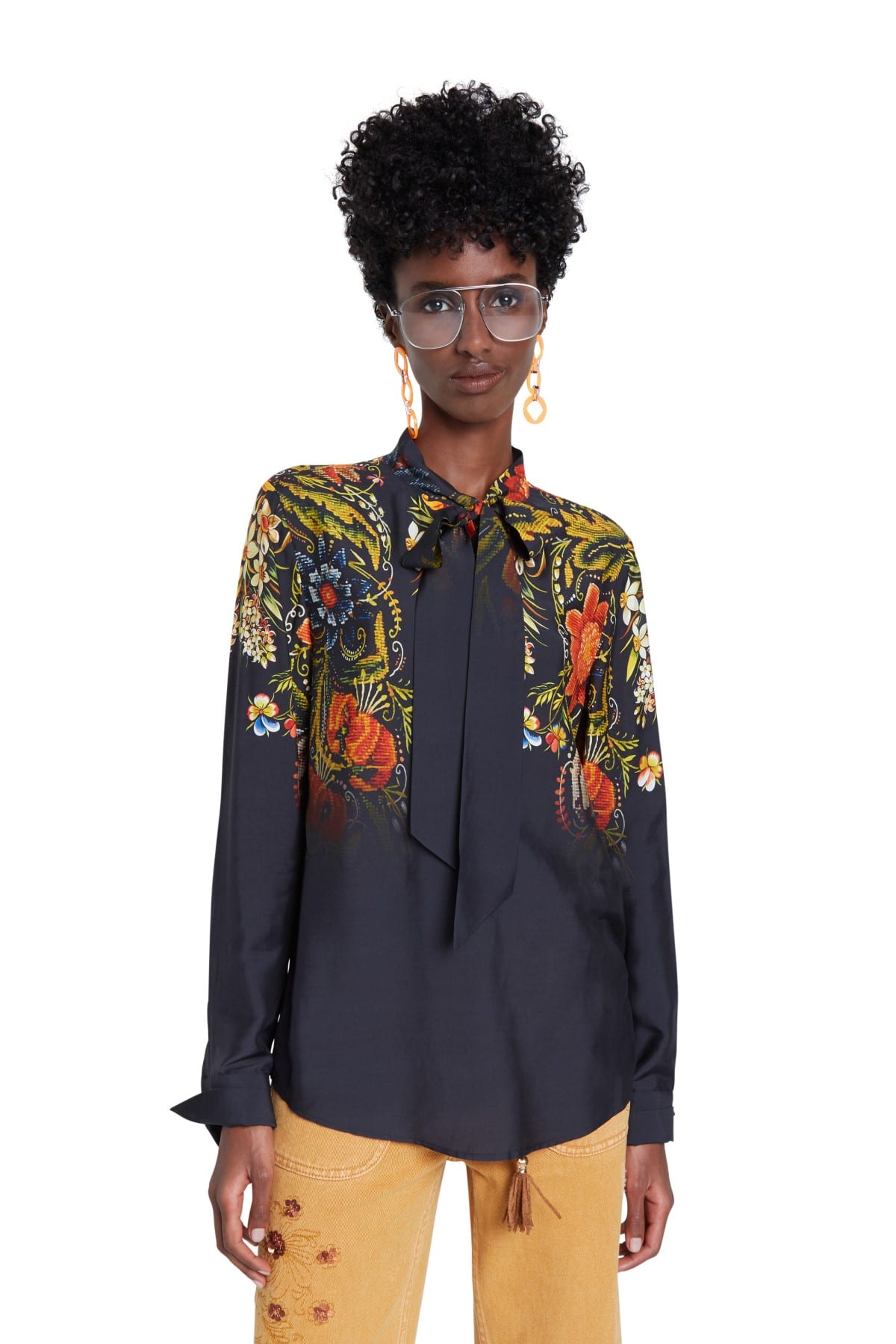 Desigual černé košile Blus Lauren