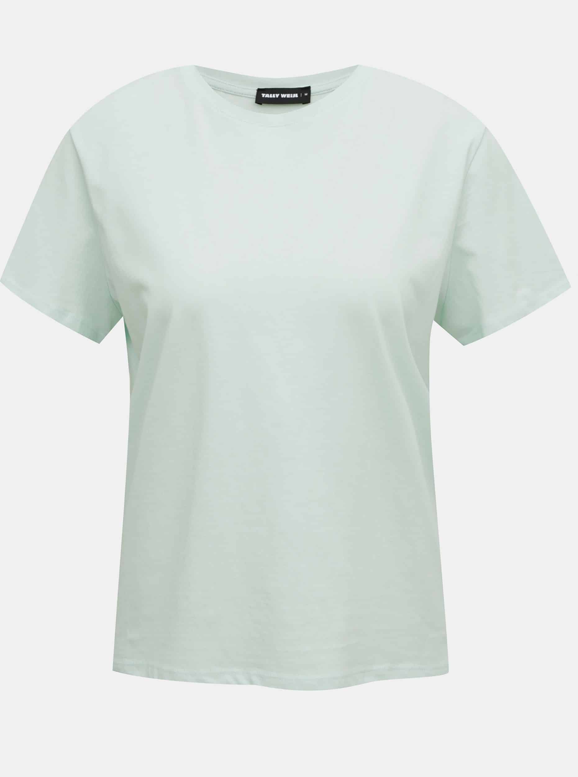 Mentolové basic tričko TALLY WEiJL
