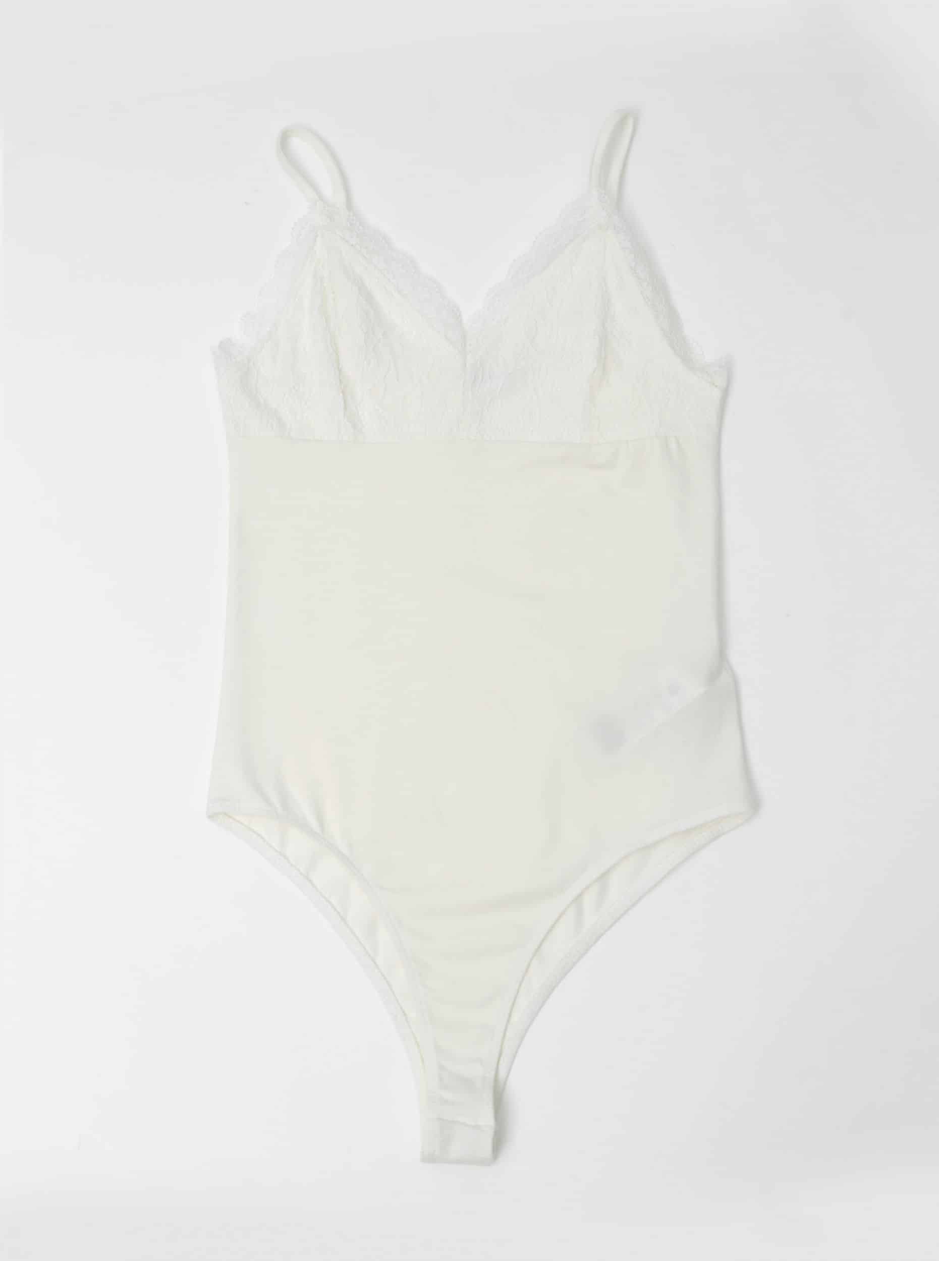 Bílé body s krajkou TALLY WEiJL