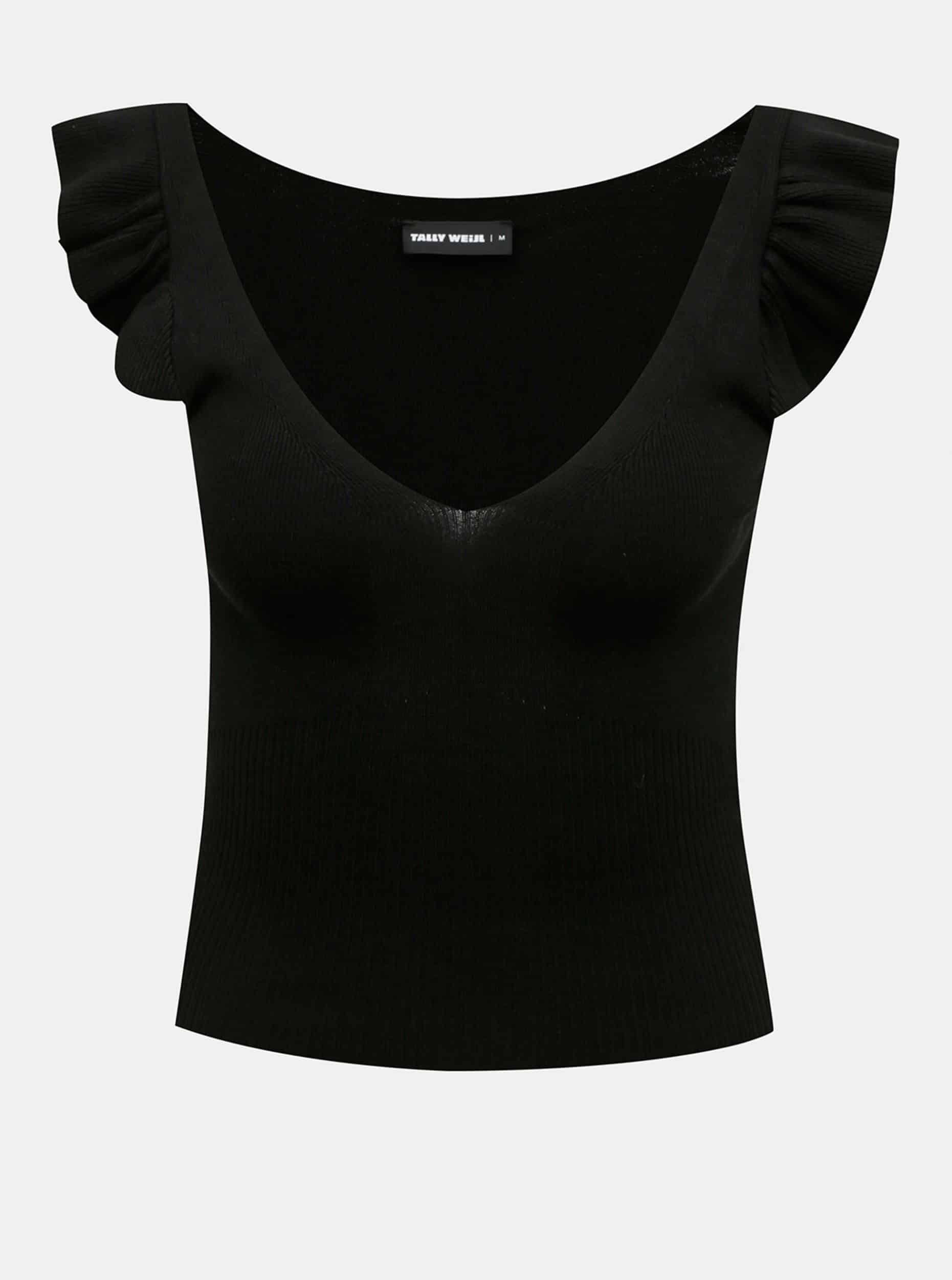 Černý top TALLY WEiJL