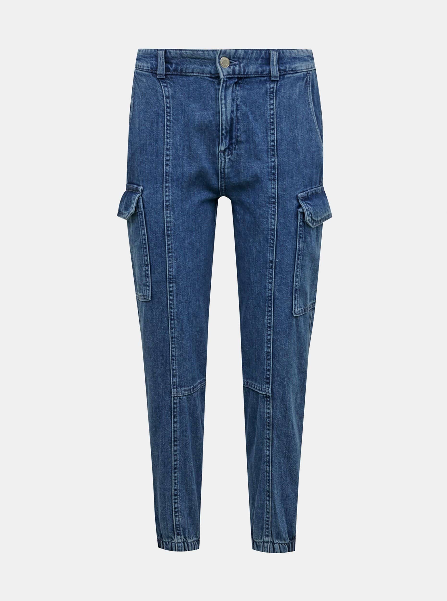 Modré straight fit džíny s kapsami TALLY WEiJL