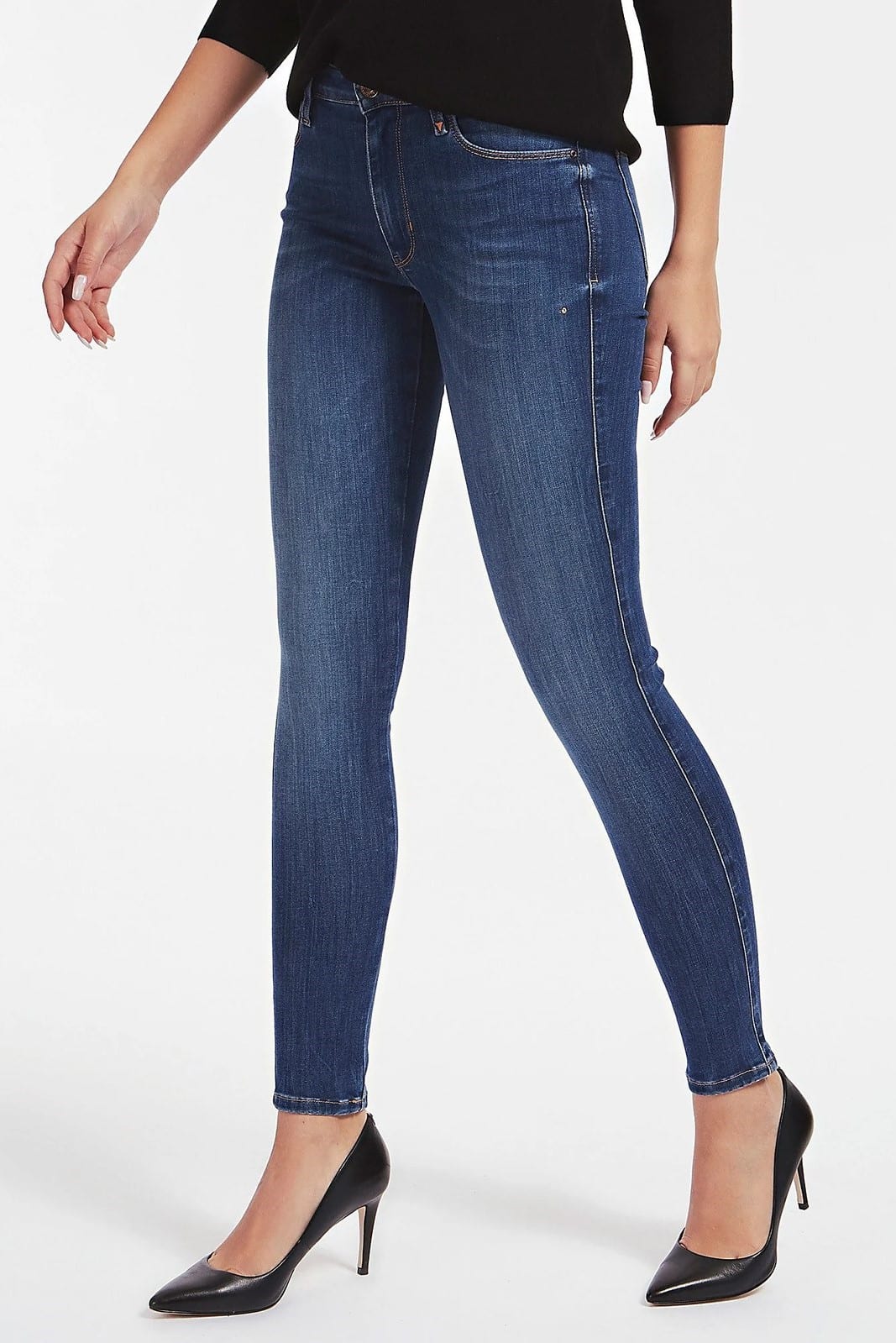 Guess modré džíny Skinny