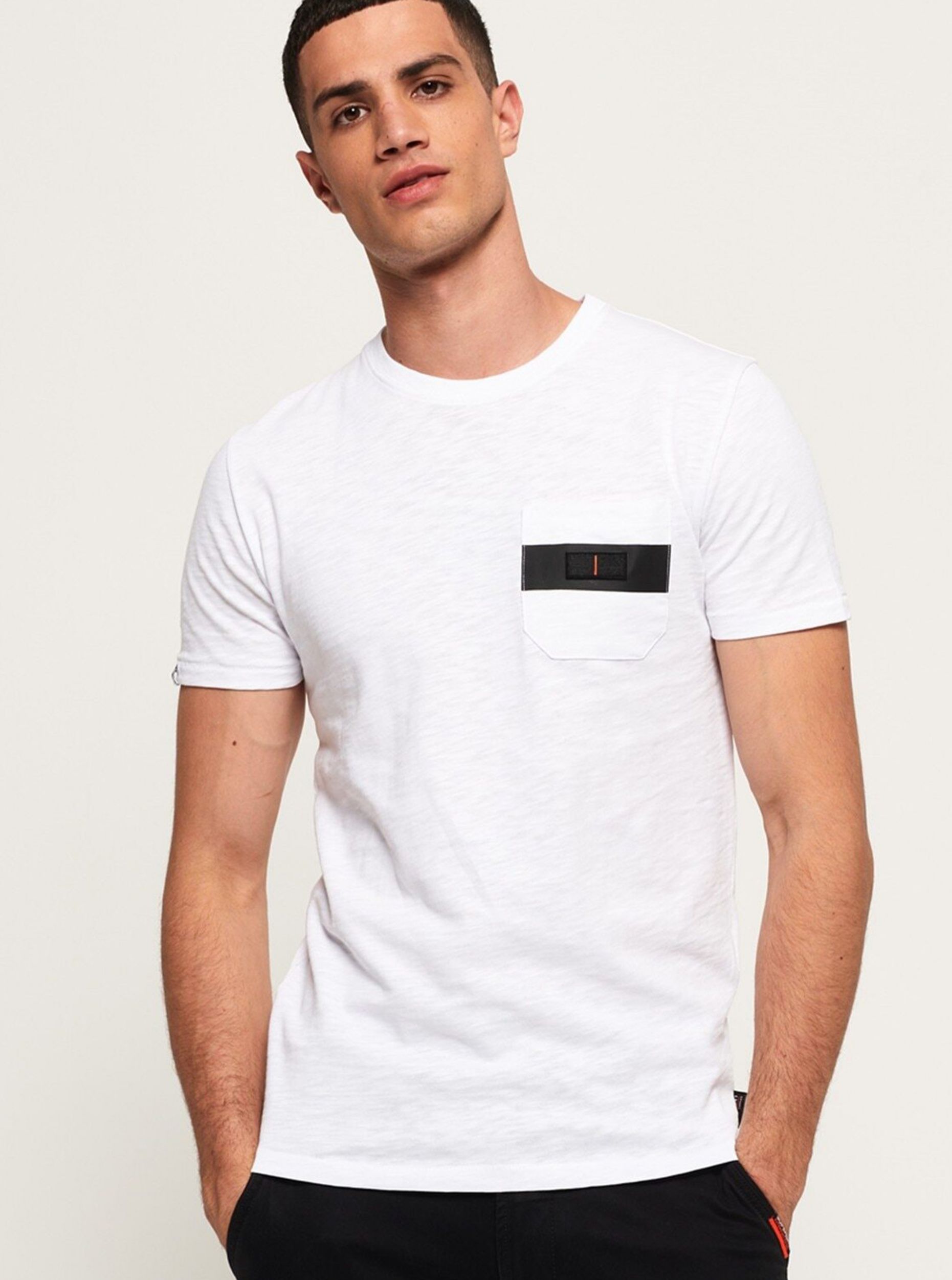 Bílé pánské tričko Superdry