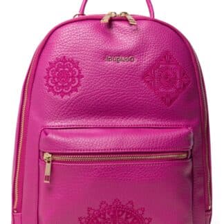Desigual fuchsiový batoh Back Alegria Nazca Mini