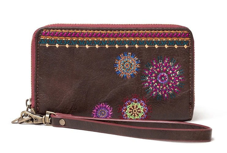 Desigual antracitová peněženka Mone Astoria Mini Zip