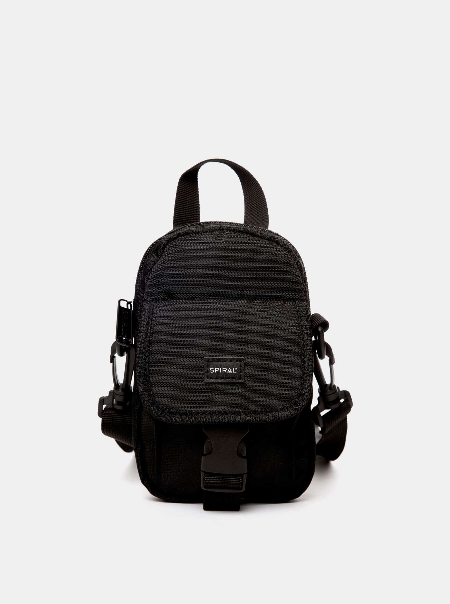 Černá crossbody taška Spiral