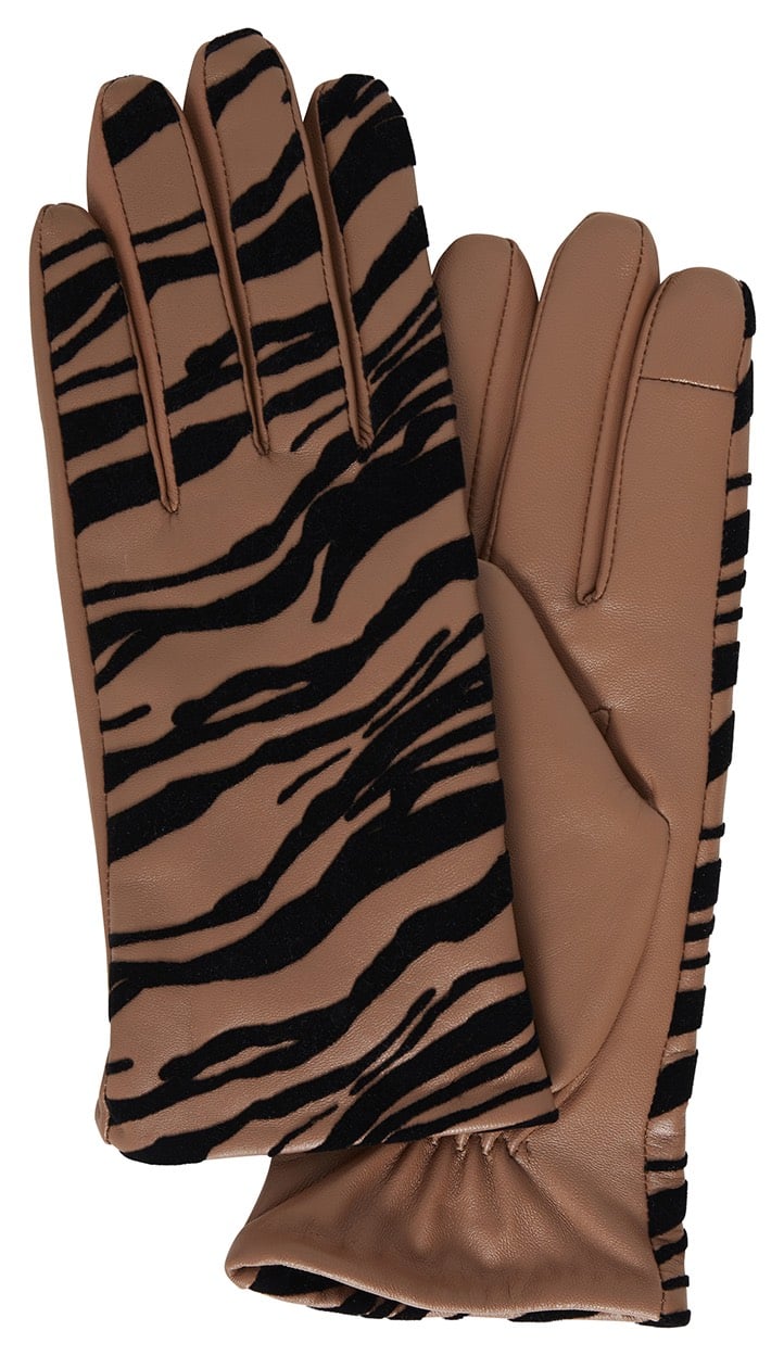 Ichi hnědé rukavice Iazebra