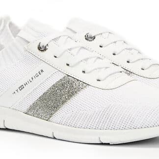 Tommy Hilfiger bílé ponožkové tenisky Feminine Lightweight Sneaker White