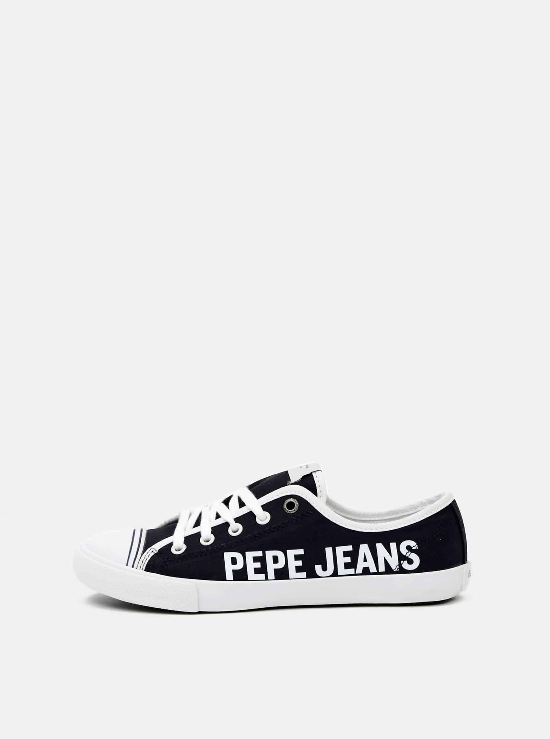 Tmavě modré dámské tenisky Pepe Jeans
