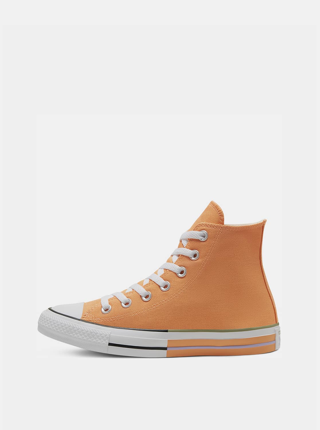 Oranžové kotníkové tenisky Converse Chuck Taylor All Star High Top