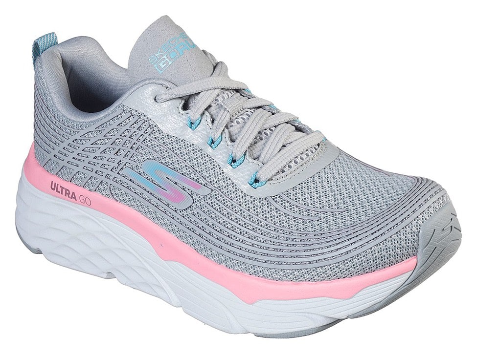 Skechers šedé tenisky na platformě Max Cushioning Elite