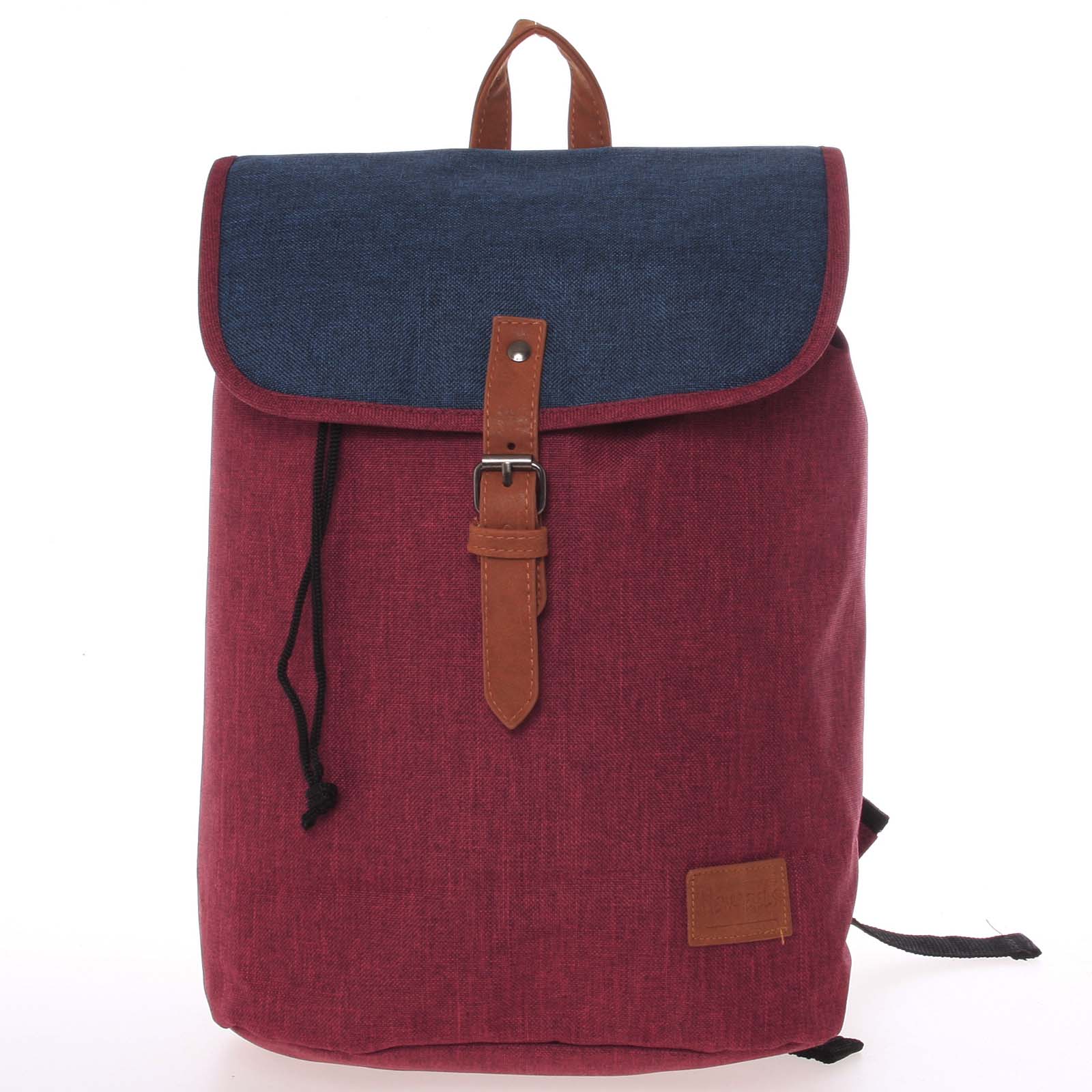 Elegantní látkový červeno modrý batoh - New Rebels Morpheus červená