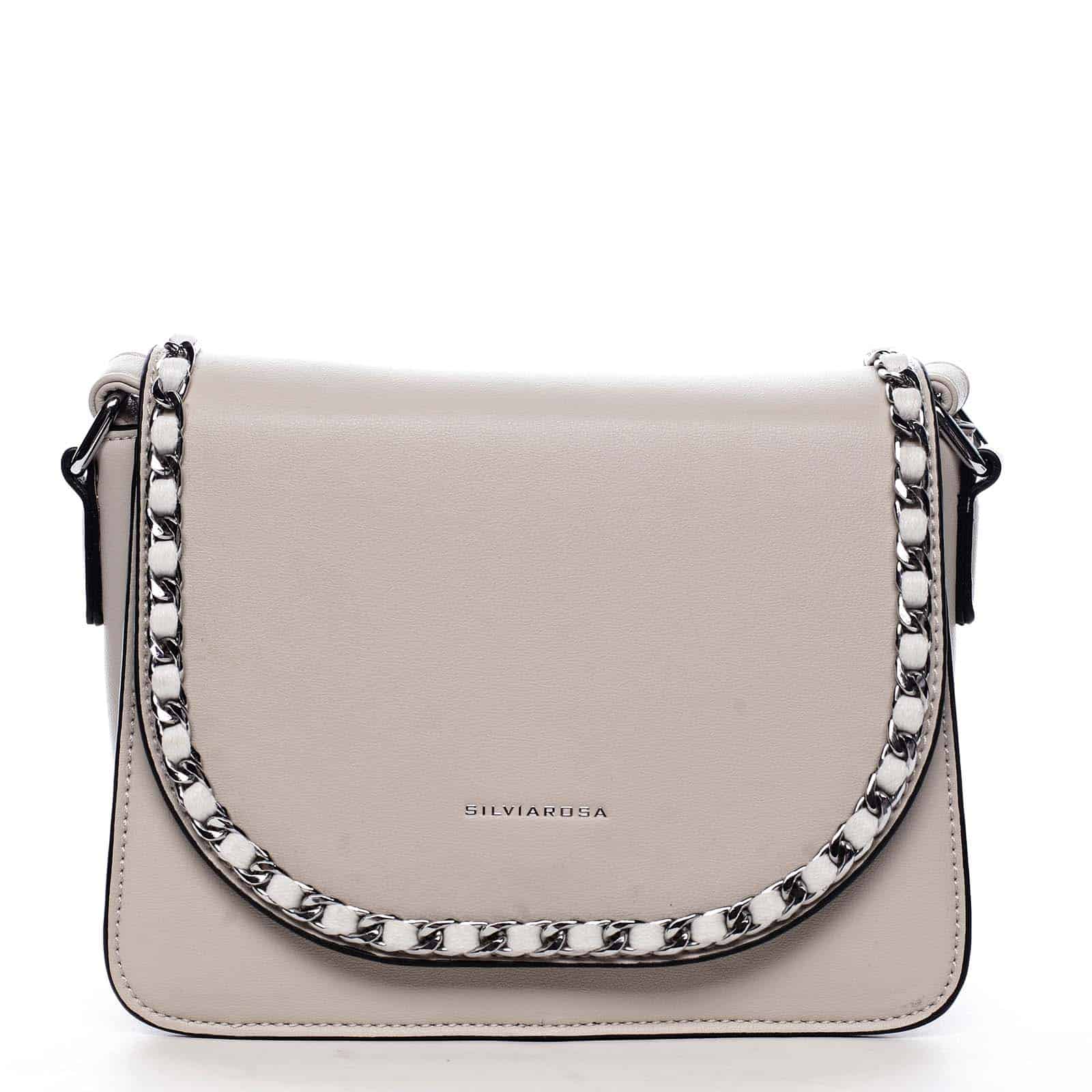 Dámská crossbody kabelka béžová - Silvia Rosa Timqa béžová