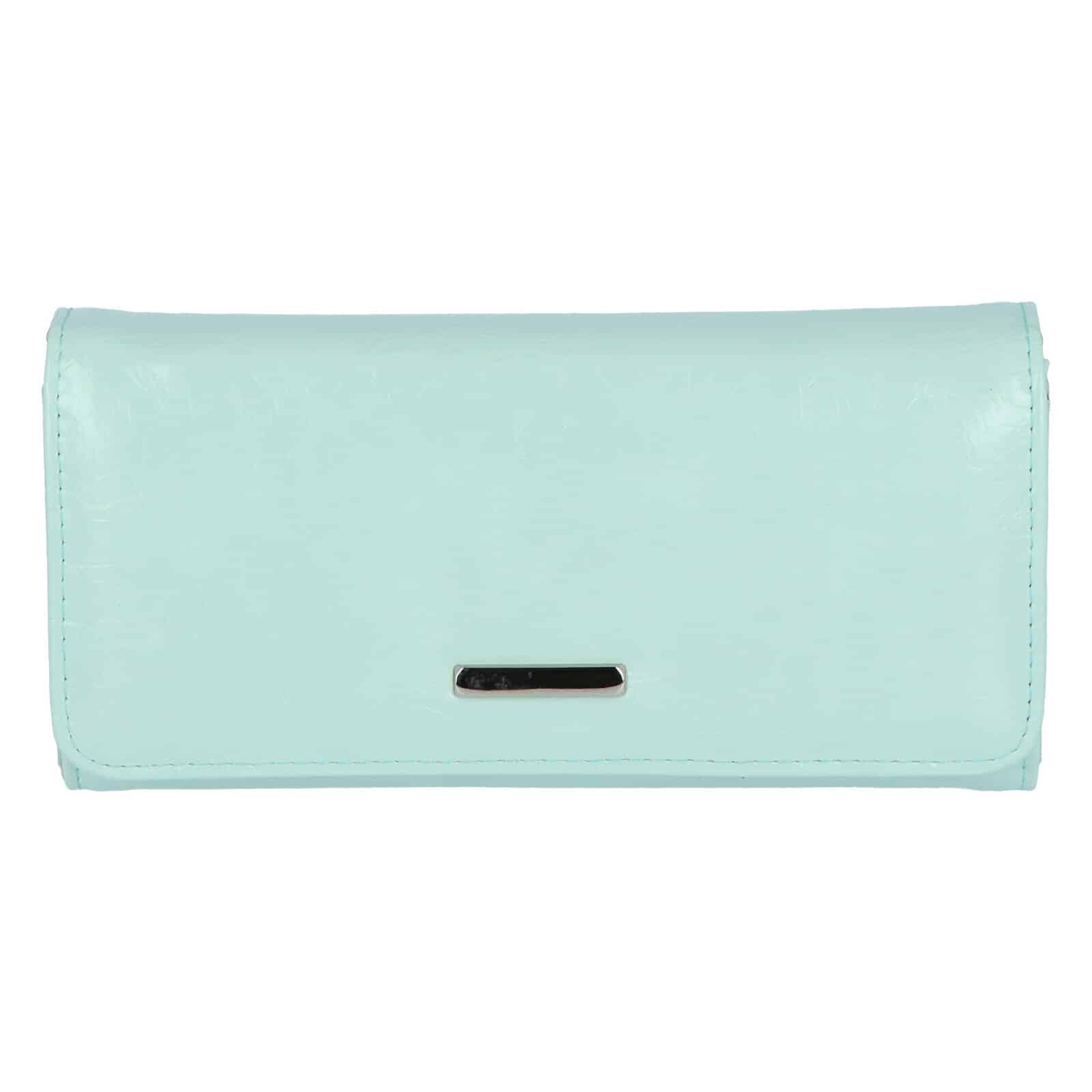 Dámské psaníčko do ruky mentolově modré - Michelle Moon F290 mentolová