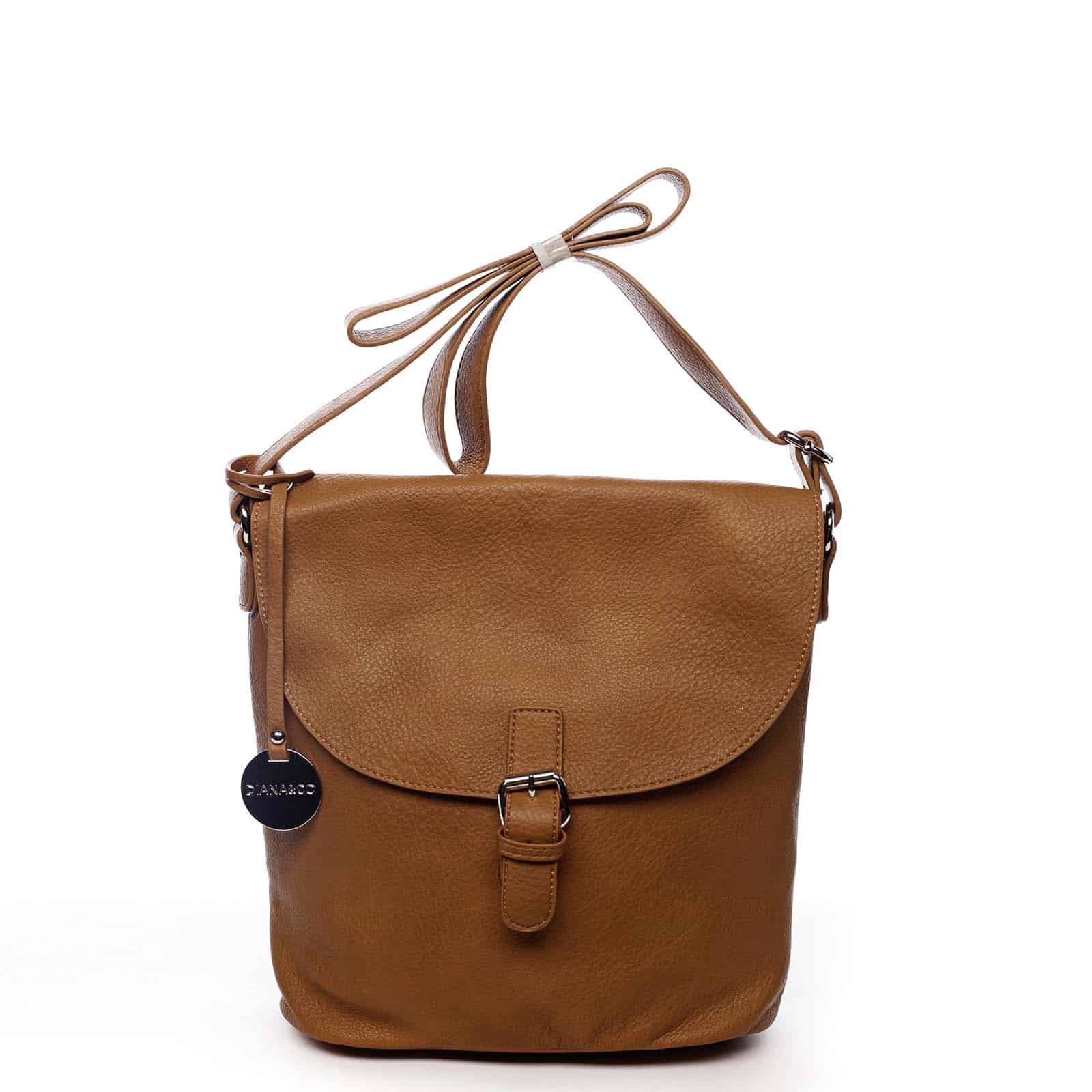 Dámská kabelka přes rameno světle hnědá - DIANA & CO Leilla hnědá