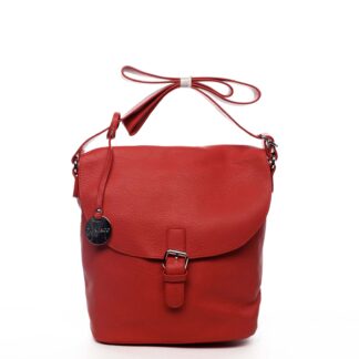Dámská kabelka přes rameno červená - DIANA & CO Leilla červená