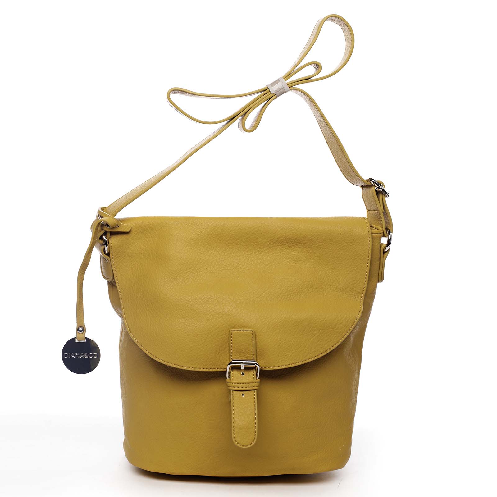 Dámská kabelka přes rameno žlutá - DIANA & CO Leilla žlutá