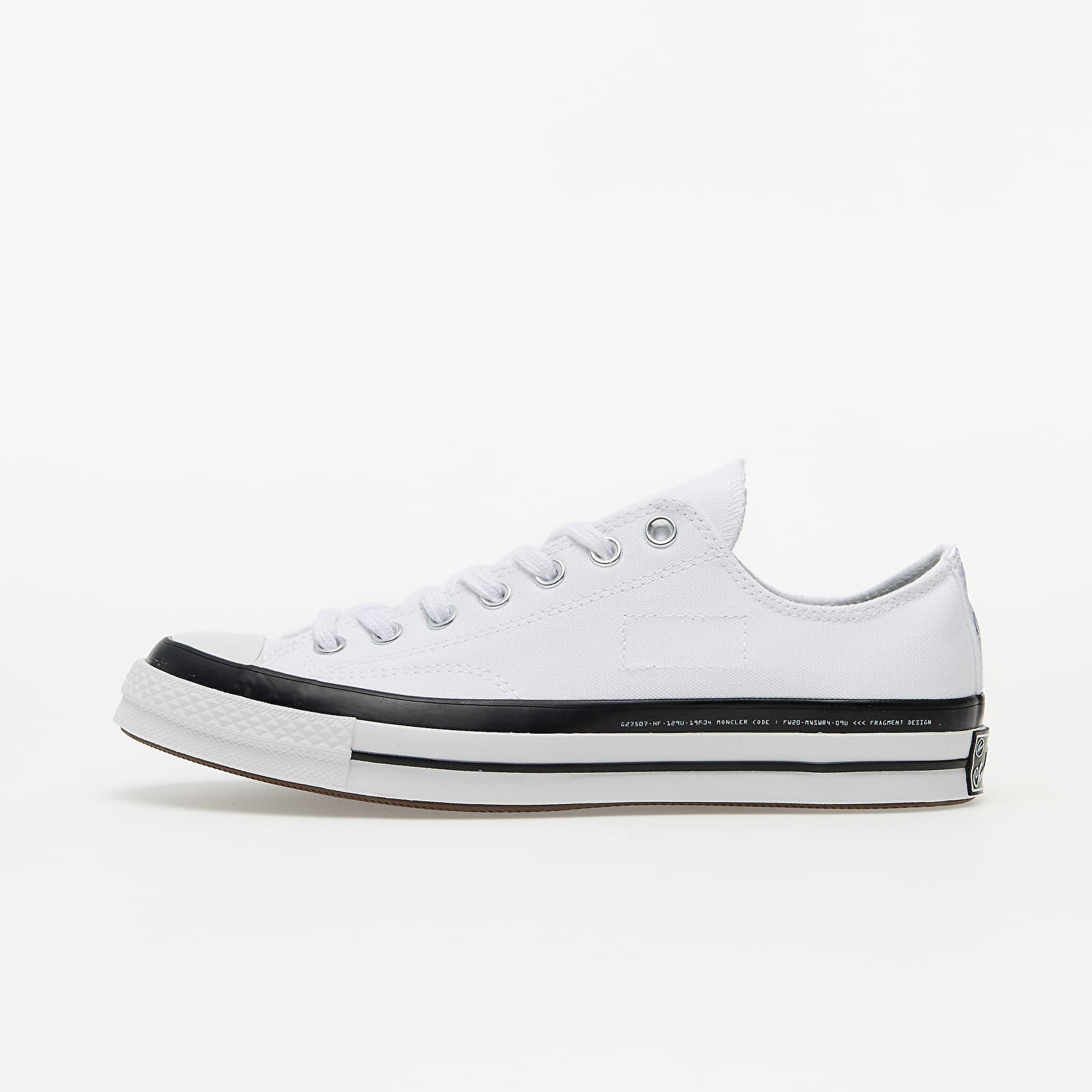 Converse x Fragment Design x Moncler Chuck 70 OX White/ Black/ White 169070C