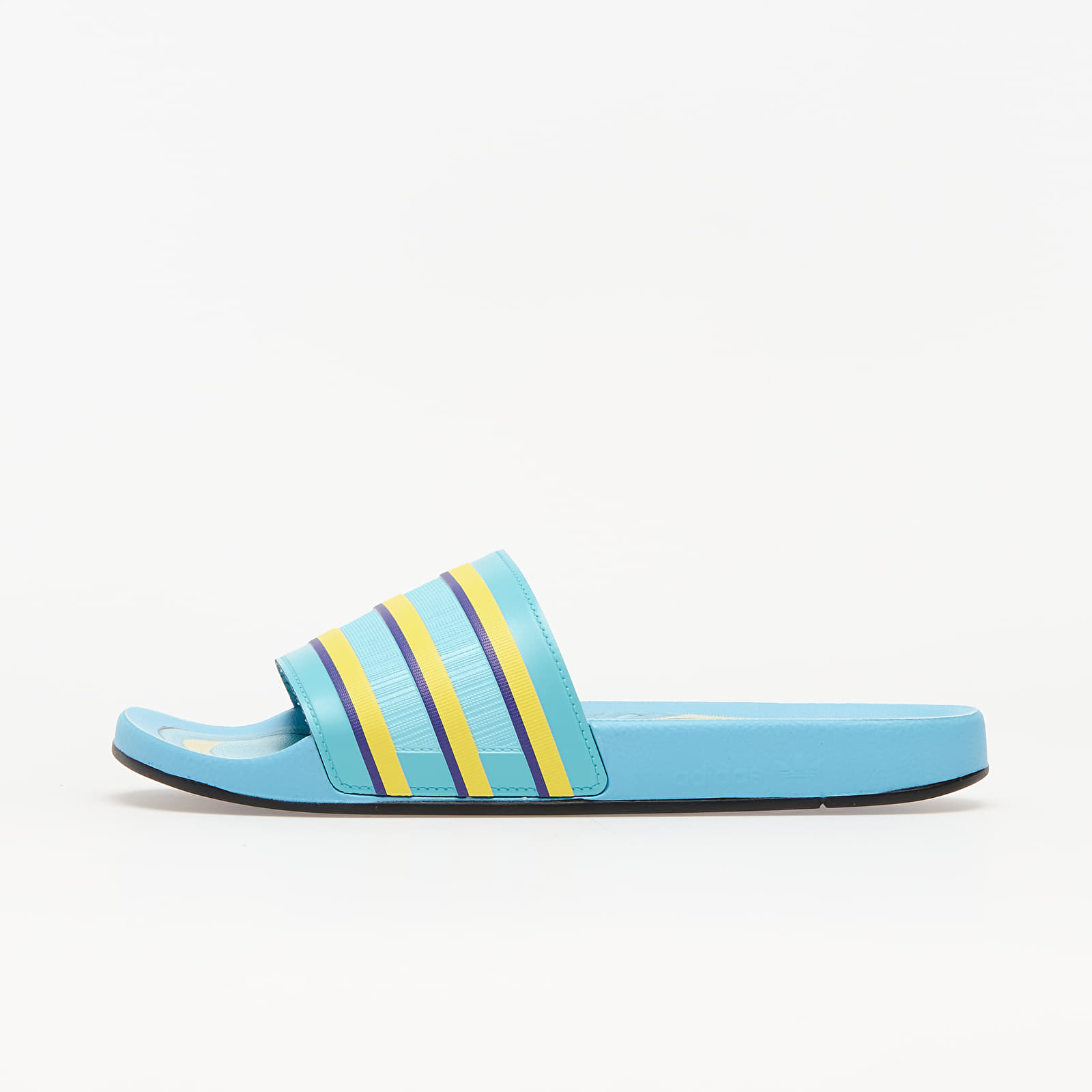 adidas Adilette Premium Light Aqua/ Bright Yellow/ Purple FX4379