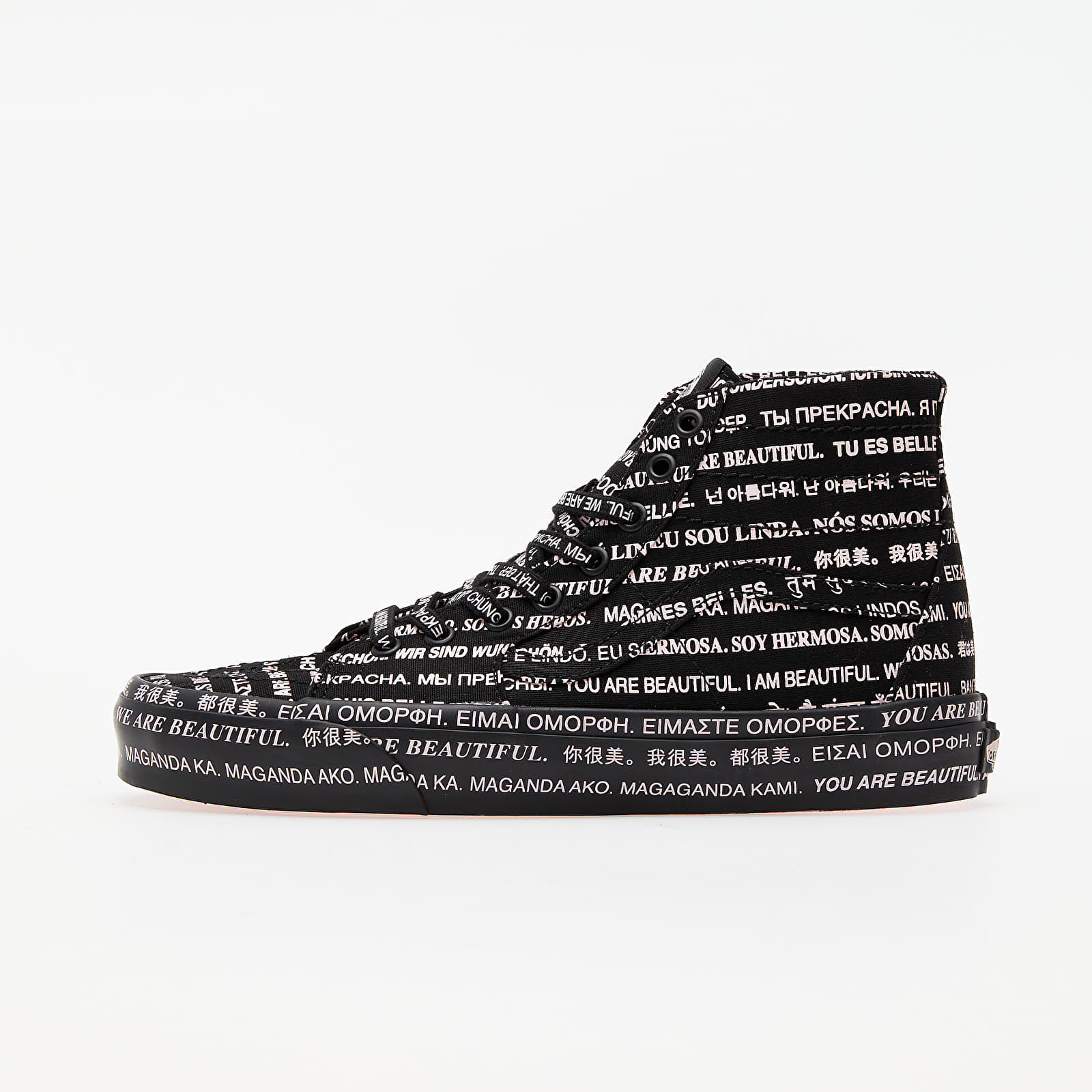 Vans Sk8-Hi Tapered (We Are Beatiful) Black/ Black VN0A4U162OD1 Vans Sk8-Hi Tapered (We Are Beatiful) Black/ Black VN0A4U162OD1