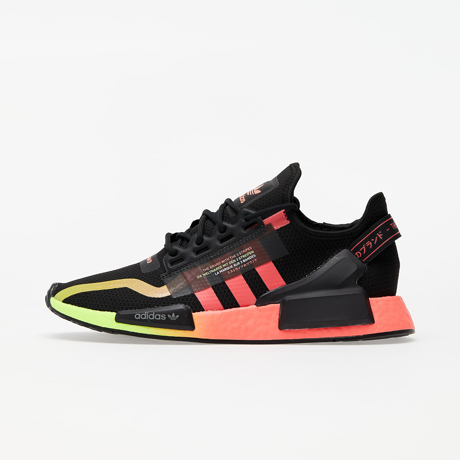 adidas NMD_R1.V2 Core Black/ Signature Pink/ Signature Green FY5918