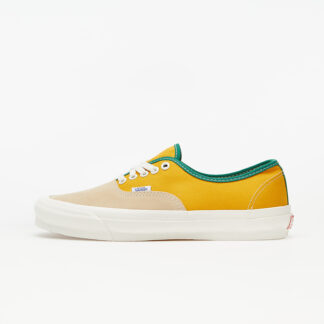 Vans OG Authentic LX (Suede/ Canvas) Yellow/ Green VN0A4BV91XX1