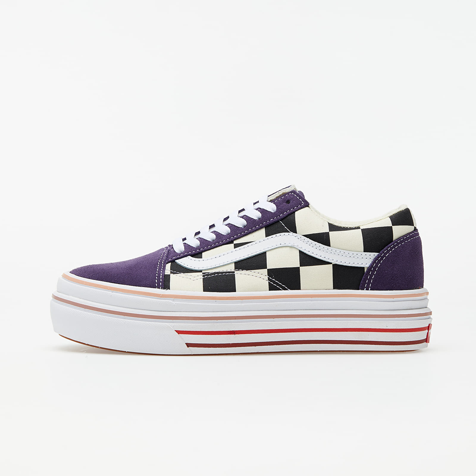 Vans Super ComfyCush Old Skool (Suede) Purple Checkerboard VN0A4UUN26C1