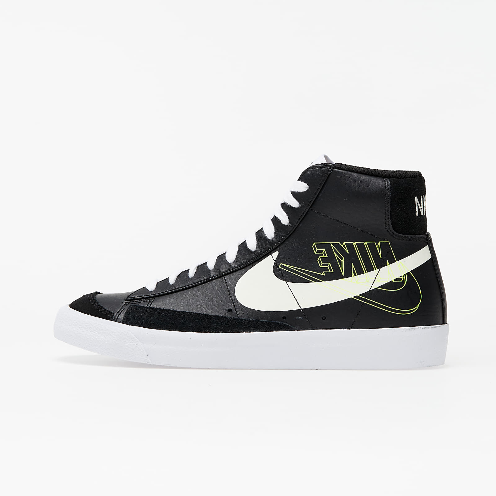 Nike Blazer Mid '77 Black/ Sail-White-Volt DA4651-001