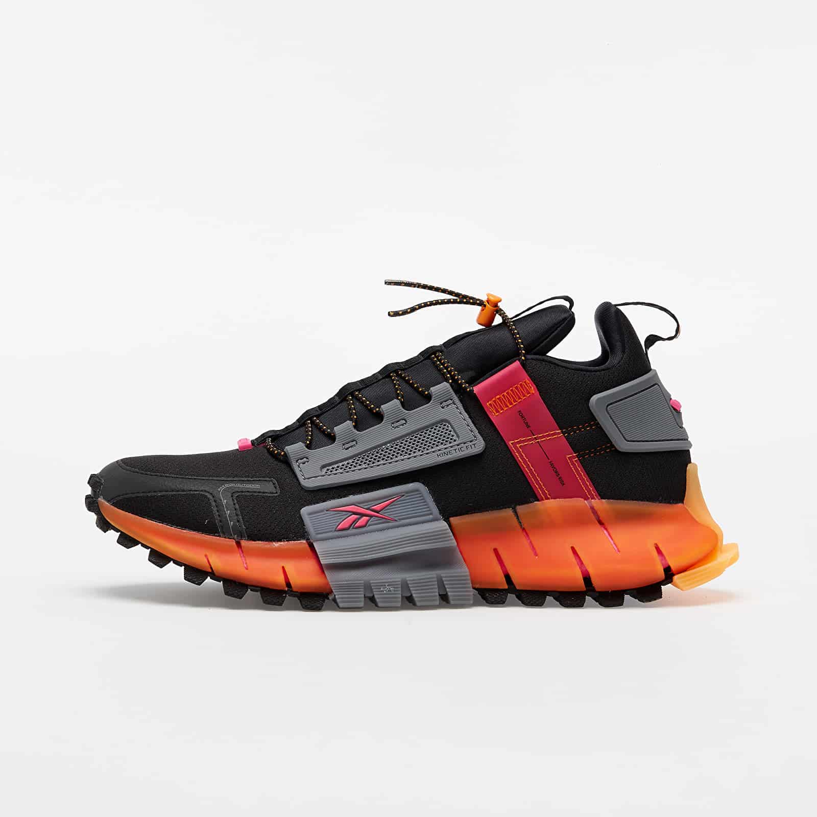 Reebok Zig Kinetica Edge Black/ Pro Pink/ High Vivid Orange FU8182