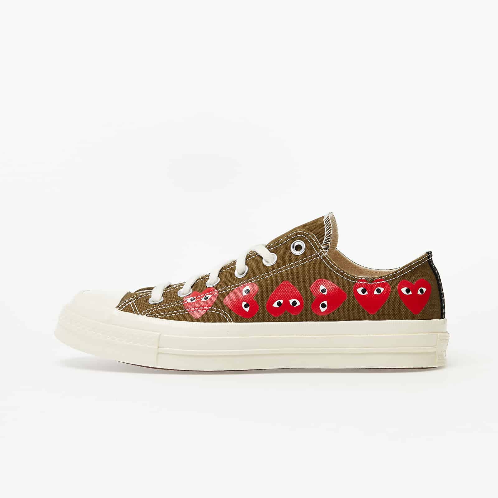Converse x Comme des Garcons PLAY Chuck 70 Fir Green/ Egret/ Hi 162976C