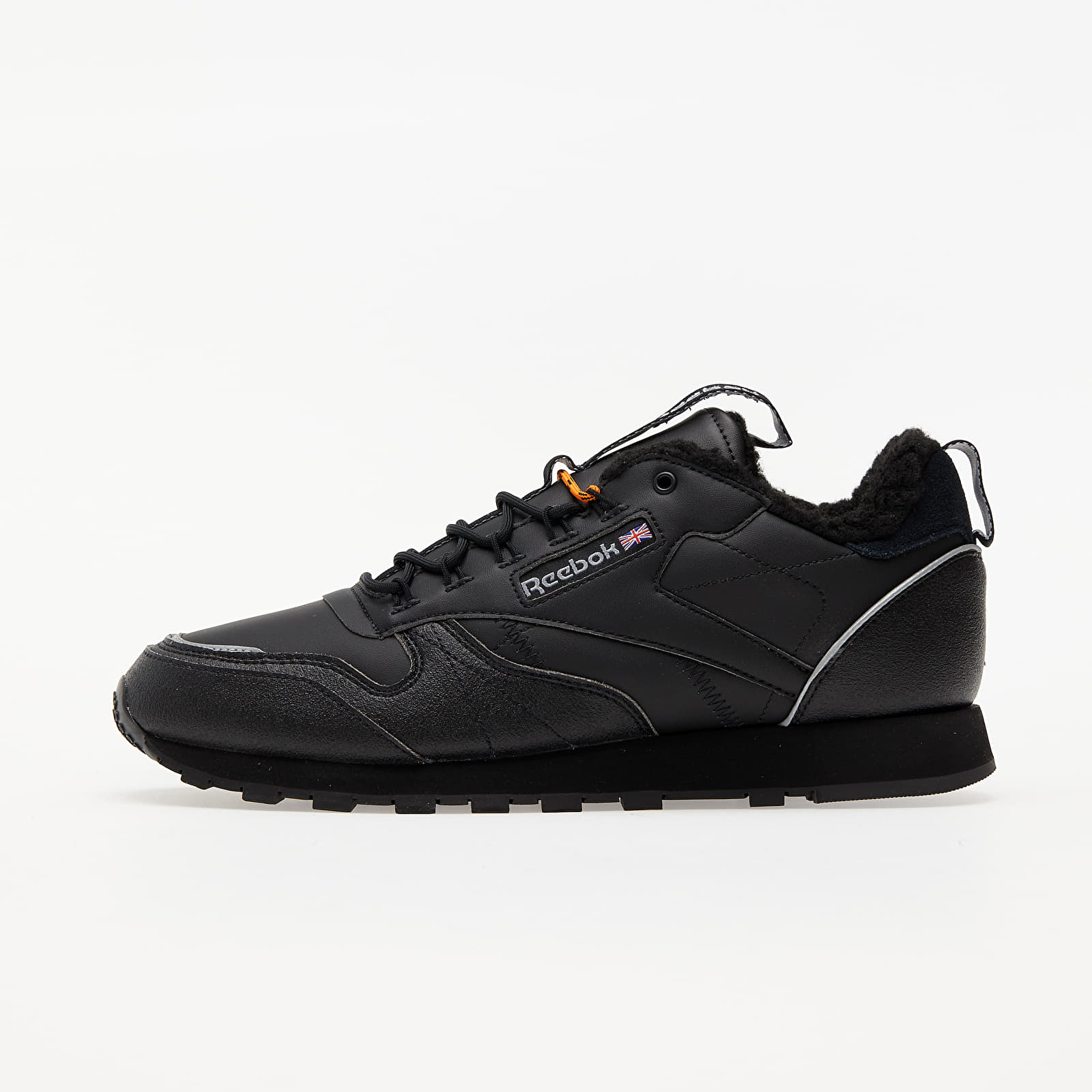 Reebok Classic Leather MU Black/ Black/ High Vivid Orange FZ1188