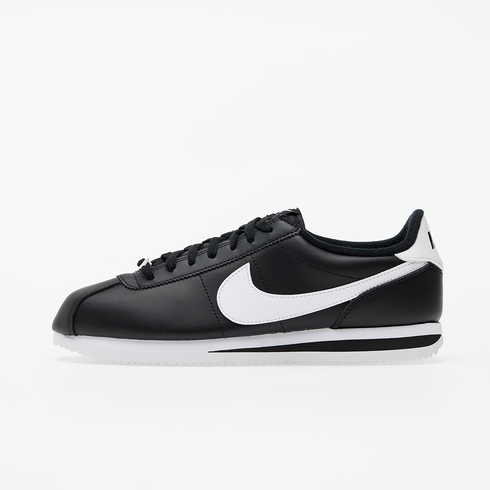 Nike Cortez Basic Leather Black/ White-Metallic Silver 819719-012