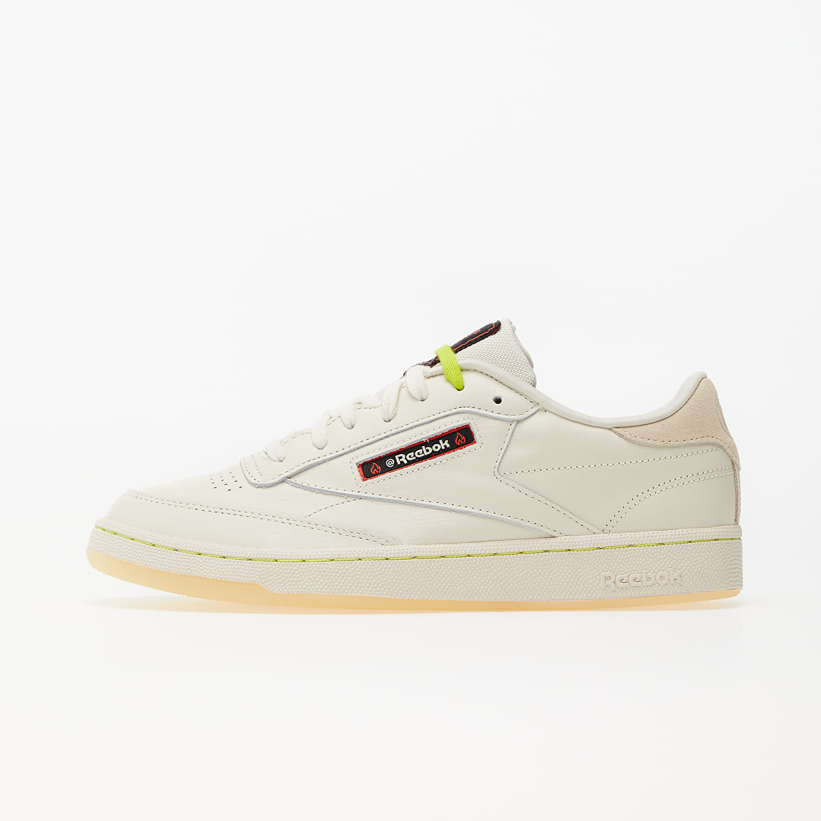 Reebok x Hot Ones Club C 85 Classic White/ Paperwhite/ Sandtrap H68847