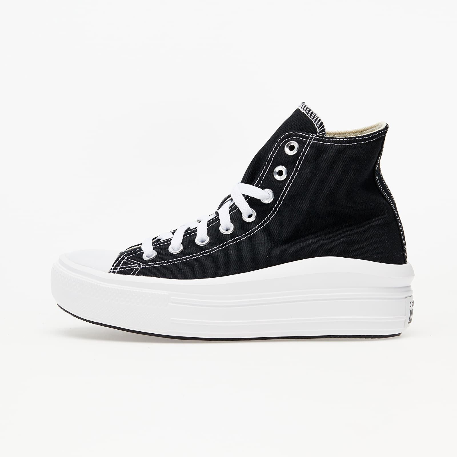 Converse Chuck Taylor All Star Move Black/ Natural Ivory/ White 568497C