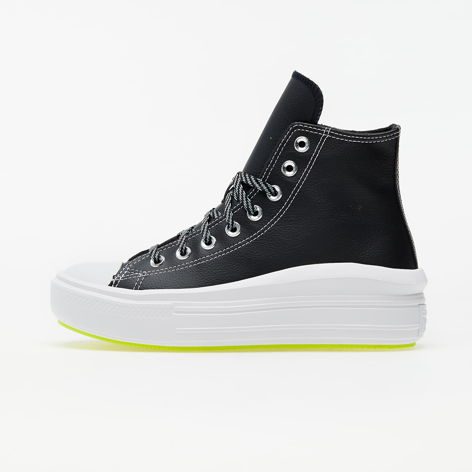 Converse Chuck Taylor All Star Move Hi Black/ Lemon Venom/ White 569542C