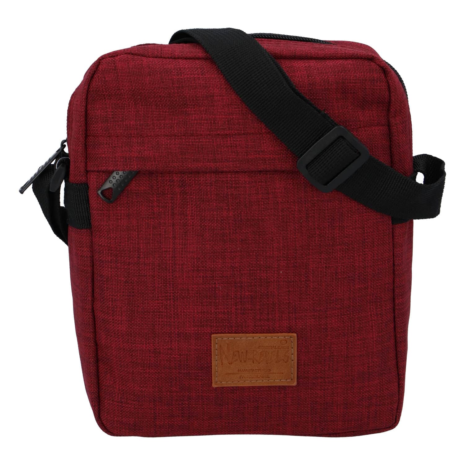 Unisex látková crossbody taška červená - New Rebels Rebelas červená