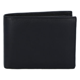 Kožená pánská černá peněženka - ItParr černá
