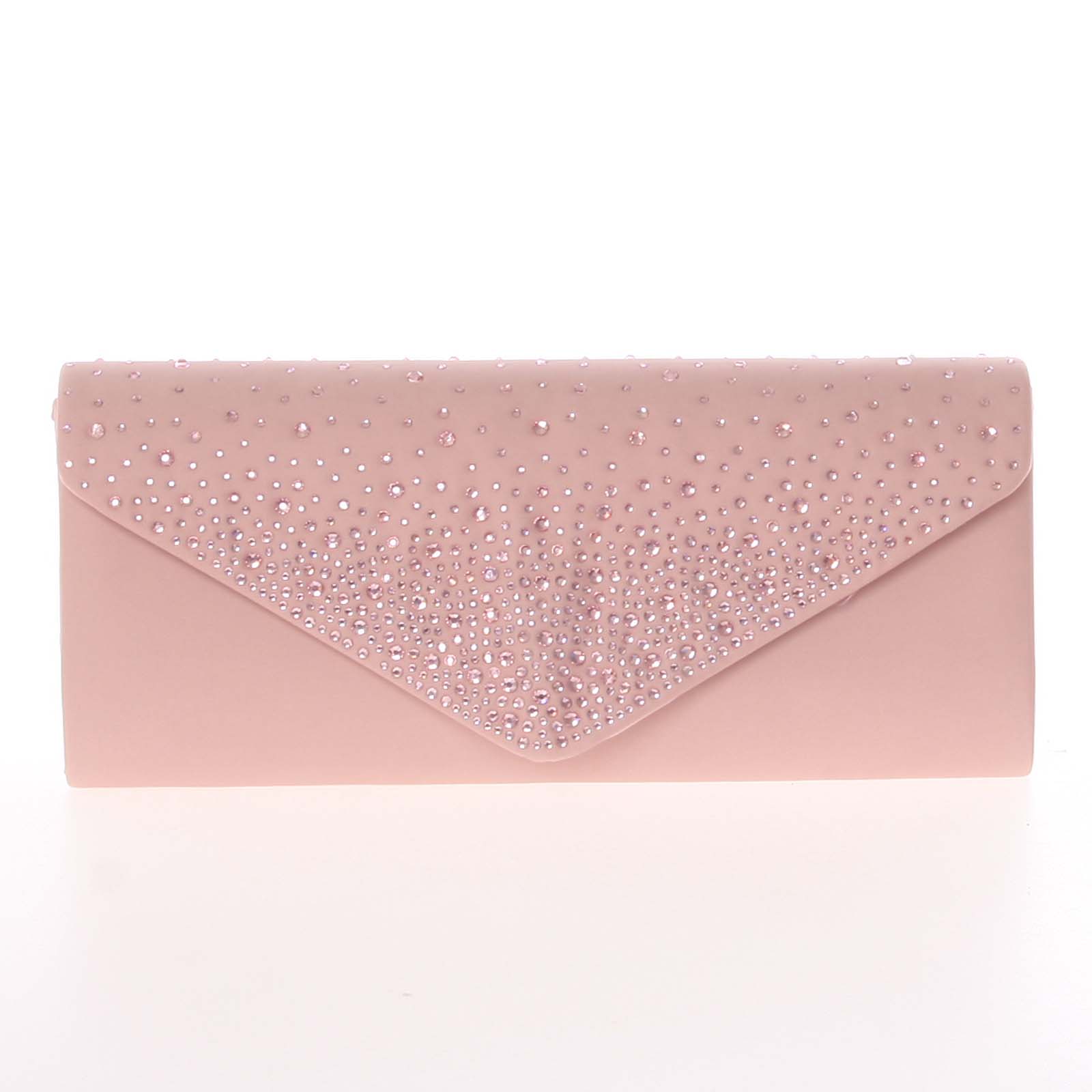 Originální třpytivé dámské psaníčko tmavě růžové - Delami D687 růžová