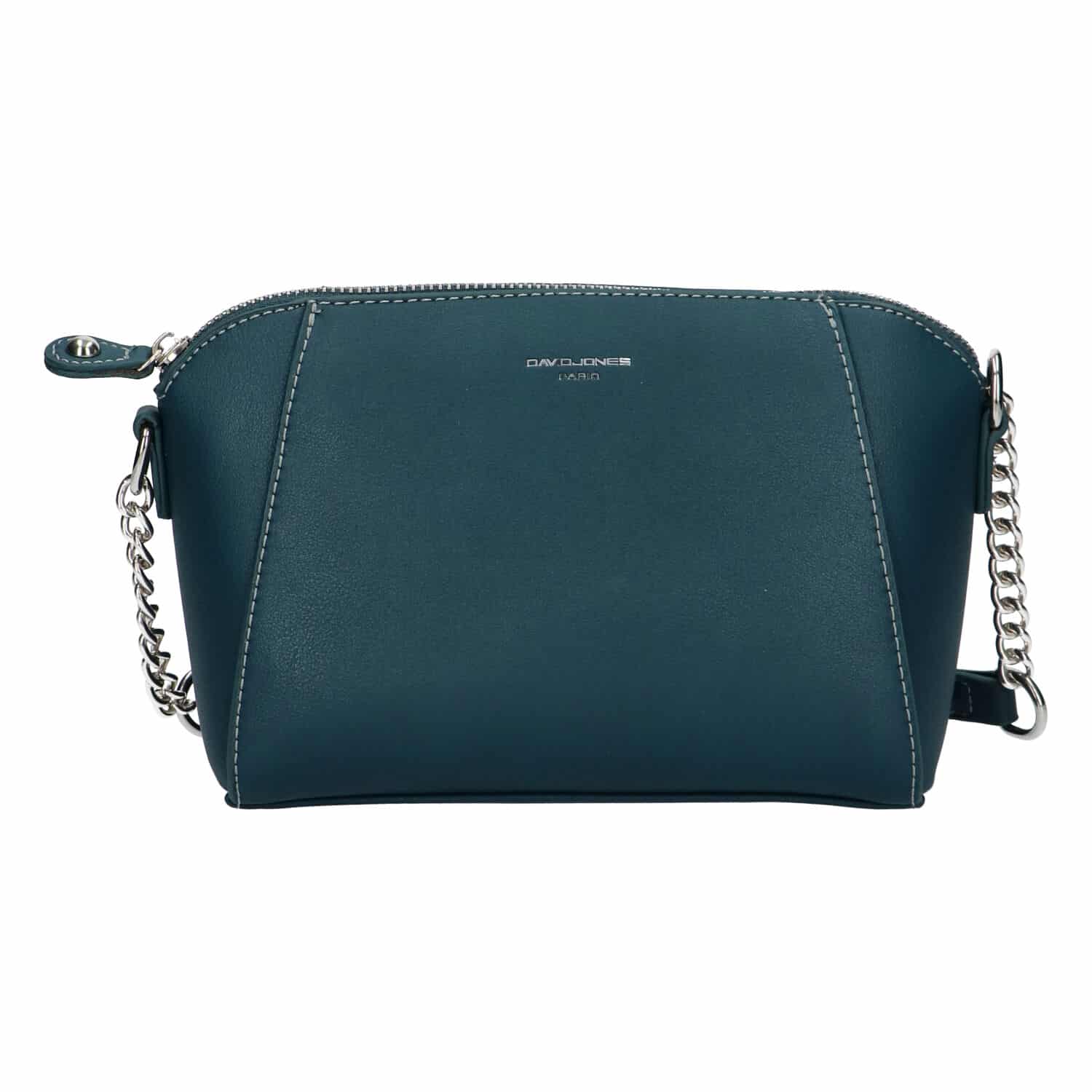 Dámská crossbody kabelka tmavě tyrkysová - David Jones Angels tyrkysová