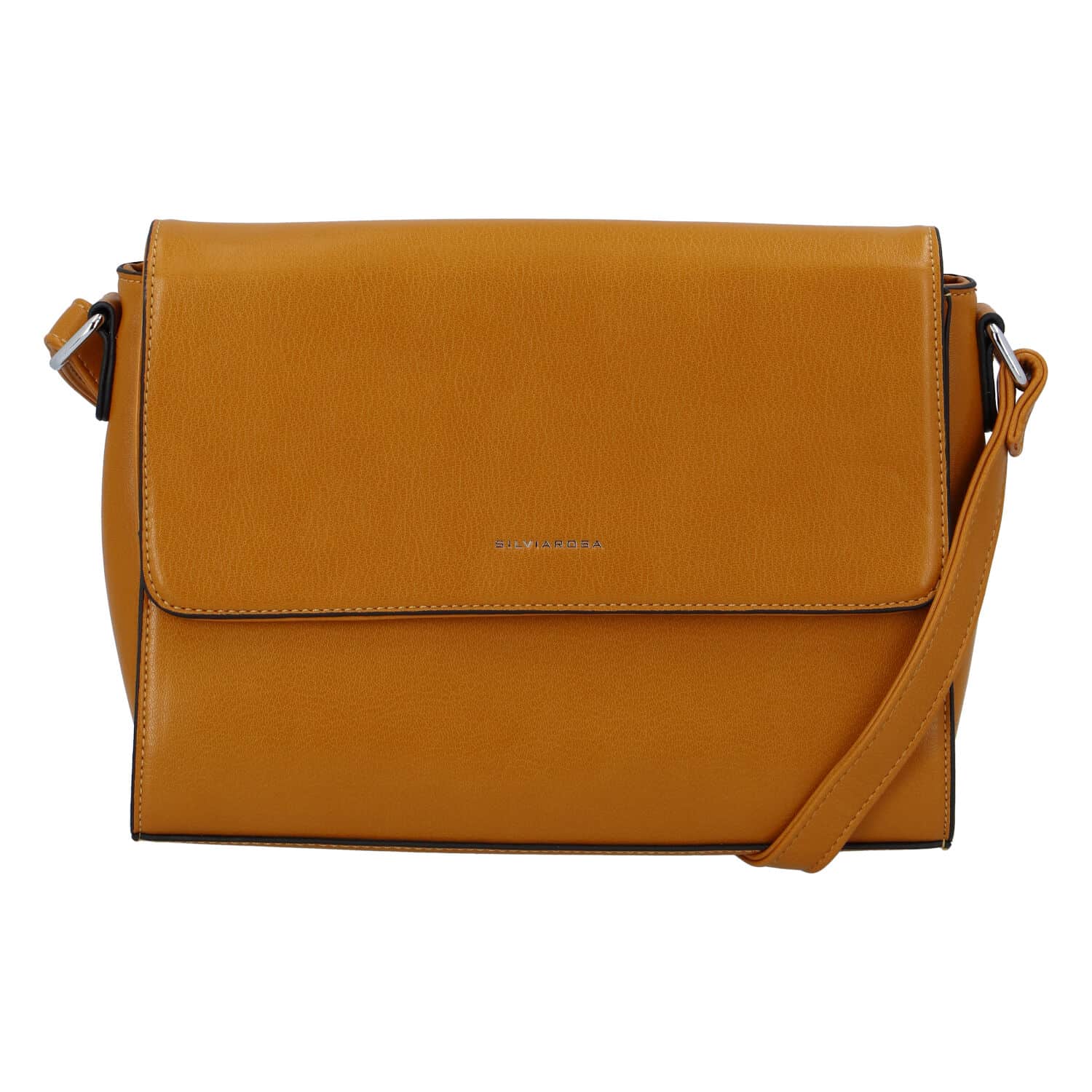 Dámská crossbody kabelka tmavě žlutá - Silvia Rosa Freya žlutá